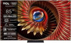 TCL 85C81K QD-Mini LED televizor, 215 cm, Google Tv