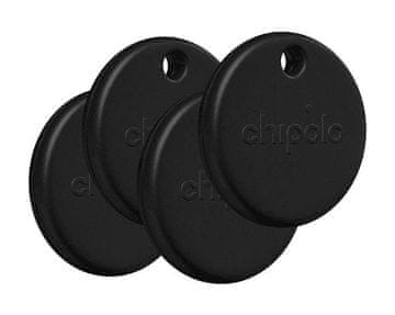 Chipolo POP pametni sledilnik, črn, 4 kosov