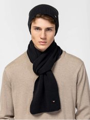 Heavy Tools Moški komplet - kapa in šal Patria A09-006W25 Temno modra