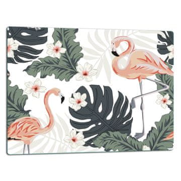 shumee STEKLENA DESKA ZA REZANJE 52x40 FLAMINGOSI