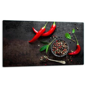 shumee STEKLENI KROŽNIK ZA REZANJE 52x30 PEPPER