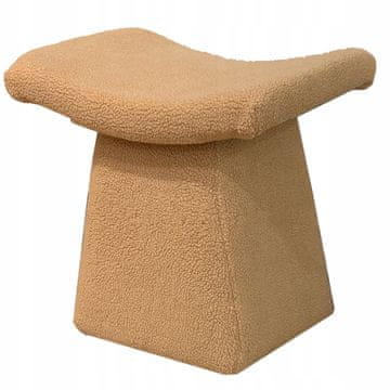 shumee MODEREN TABUČ IZ JAGNJETINE PROFILIRANI SEDEŽ NASLON ZA NOGE SEDEŽ BLATUKA