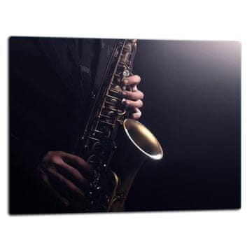 shumee STEKLENI KROŽNIK ZA REZANJE 52x40 MUSICIAN