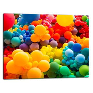 shumee STEKLENA DESKA ZA REZANJE 52x40 BALONI
