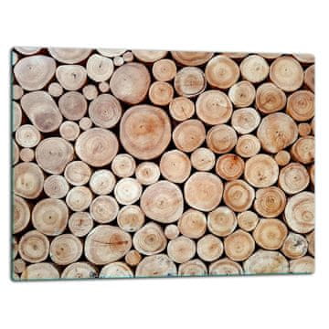 shumee STEKLENI KROŽNIK ZA REZANJE 52x40 LES