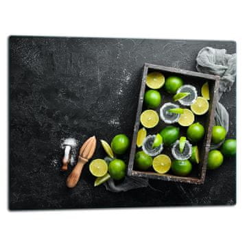 shumee STEKLENA DESKA ZA REZANJE 52x40 LIME