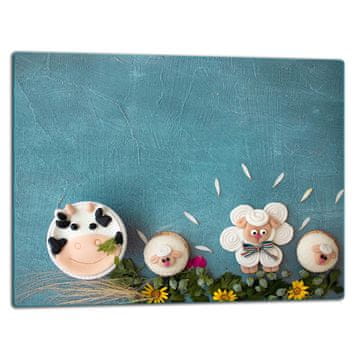 shumee Deska za rezanje steklene ploe 52x40