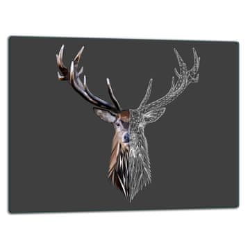shumee STEKLENA DESKA ZA REZANJE 52X40 DEER