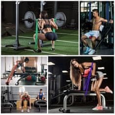 TOJATO Trak za odpornost, vadbeni trak POWER BAND 23-57 kg, zelen