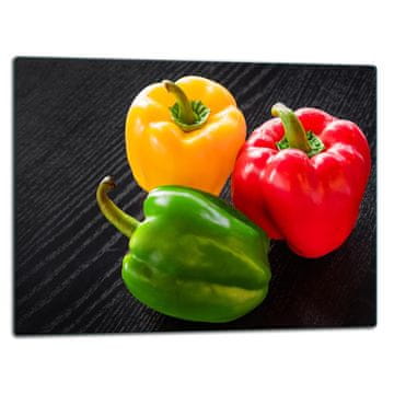 shumee STEKLENI KROŽNIK ZA REZANJE 52x40 PEPPER