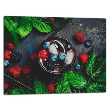 shumee STEKLENI KROŽNIK ZA REZANJE 52x40 SADJE