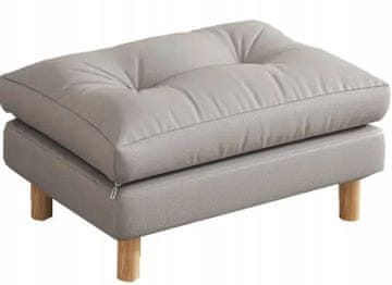 shumee VELIK PRAVOKOTNI TABUET OTOMAN NASLO ZA NOGE FOLER BLATUČEK SEDEŽ