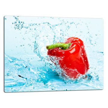 shumee STEKLENI KROŽNIK ZA REZANJE 52x40 PEPPER