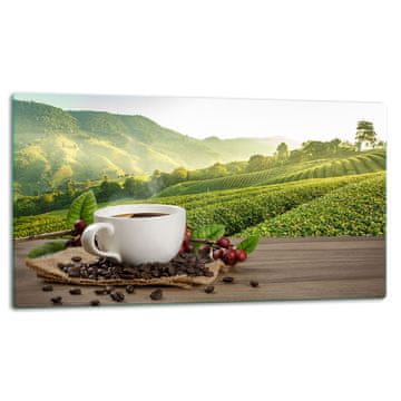 shumee STEKLENI KROŽNIK ZA REZANJE 52x30 KAVA