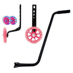 shumee Vodnik za učenje vožnje s stranskimi kolesi za kolo z LED podpornim ročajem