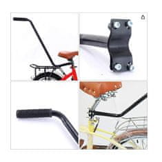 shumee Vodnik za učenje vožnje s stranskimi kolesi za kolo z LED podpornim ročajem