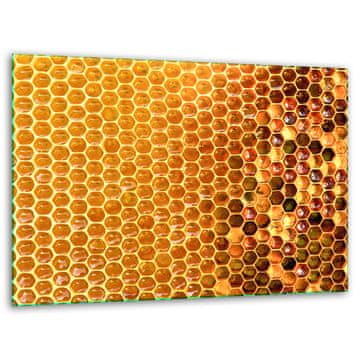 shumee STOJALO ZA STEKLENOVO DESKO ZA REZANJE 40x30 MEDENA