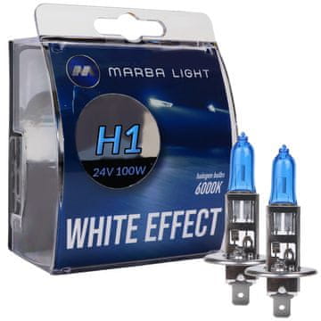 shumee ŽARNICE MARBA LIGHT WHITE EFFECT H1 100W 24V