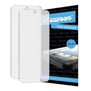 shumee 2x MEGARA zaščitna folija za Realme 14x