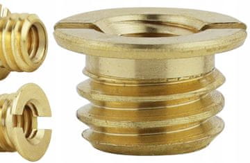 shumee Navojna matica, redukcijski adapter, baker s 3/8" na 1/4", 7,5 mm