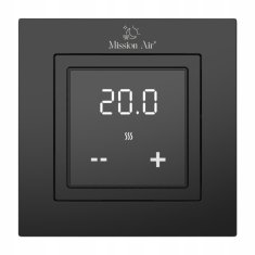 Črni digitalni LCD krmilnik Aries