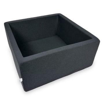 shumee Suhi bazen 90x90x40cm grafit brez kroglic