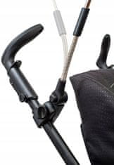 shumee Univerzalni kvadratni dežnik za voziček, bordo UV