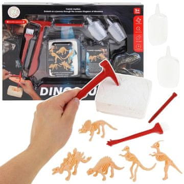 Nobo Kids ARHEOLOŠKI KOMPLET ARHEOLOŠKA IZKOVANJA FOSILI OKOSTJE DINOZAVRA