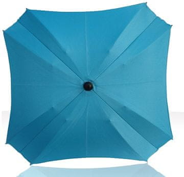 shumee Univerzalni kvadratni dežnik za voziček, turkizna UV barva