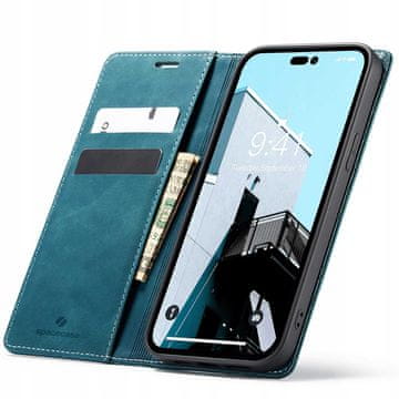 shumee Denarnica SC za iPhone 14 Pro modra