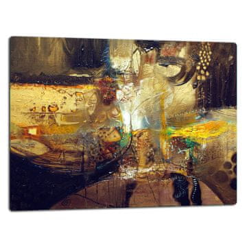 shumee STEKLENI KROŽNIK ZA REZANJE 52x40 SLIKA