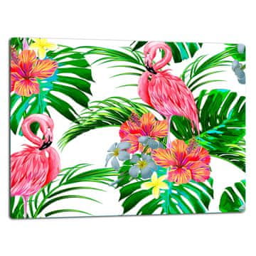 shumee STEKLENA DESKA ZA REZANJE 52x40 FLAMINGO
