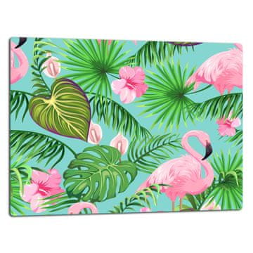 shumee STEKLENA DESKA ZA REZANJE 52x40 FLAMINGOSI