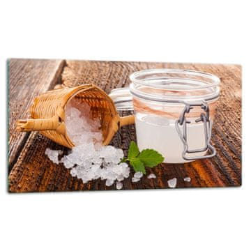 shumee STEKLENI KROŽNIK ZA REZANJE 52x30 SALT
