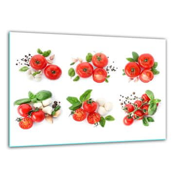 shumee Steklena deska za sekanje kaljenih 30x22 bela