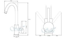 shumee PIPA ZA PORABO ROSA ČRNA SEM-1003B