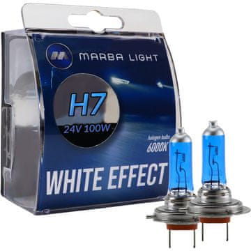 shumee ŽARNICE MARBA LIGHT WHITE EFFECT H7 100W 24V