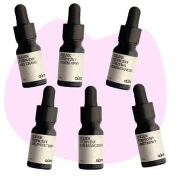 shumee Komplet 6 naravnih eteričnih olj (sivka, limeta, maj chang, pomaranča, čajevec, grenivka)