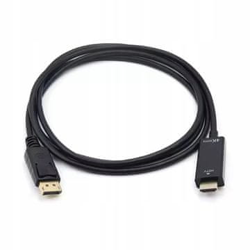 shumee ADAPTERSKI KABEL DISPLAY PORT NA HDMI 2.0 DP 4K/60Hz 3M - PAWONIK