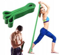 TOJATO Trak za odpornost, vadbeni trak POWER BAND 23-57 kg, zelen