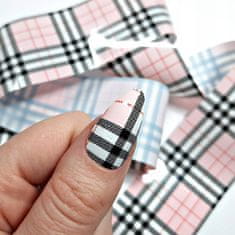 shumee 10x FOLIJA ZA PRENOS NOHTOV 100cmx4cm KOMPLET MREŽASTI KOSTI