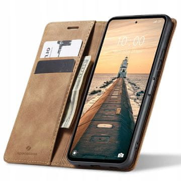 shumee Denarnica SC Redmi Note 11 Pro 5G svetlo rjava
