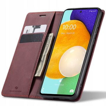 shumee Denarnica SC za Galaxy A53 rdeča
