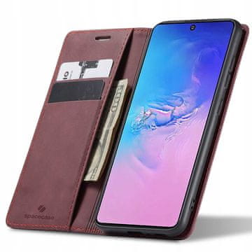 shumee Denarnica SC za Galaxy S10 Lite rdeča