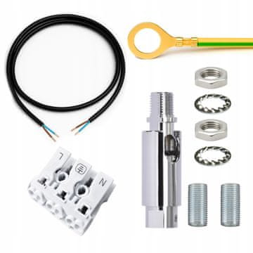 shumee KOMPLET ZA IZDELAVO SVETILK NYOPEL KABEL KOCKA SPOJ PODLOŽKE MATICE NAREDITE