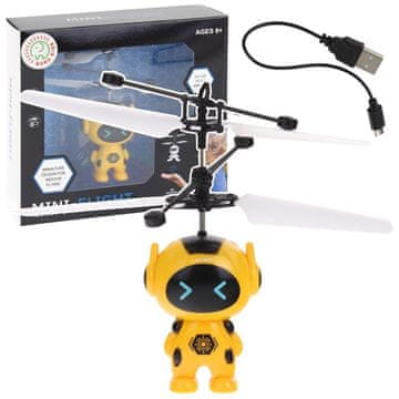 shumee Leteči robot, ročno upravljan dron, lučka za propeler robota - rumena