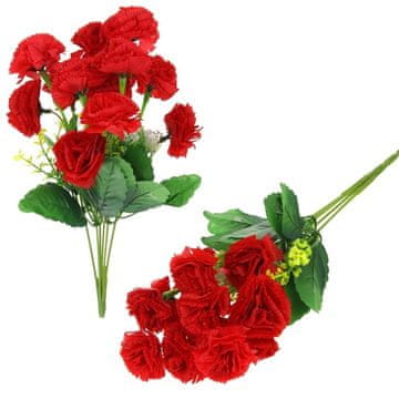 shumee Umetno cvetje iz krizantem za dekoracijo vaze, 35 cm - rdeče