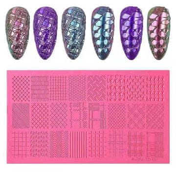 shumee 3D silikonski kalup za nohte ZJOY-3D-L01