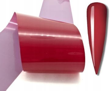 shumee FOLIJA ZA PRENOS NOHTOV 10 cm x 4 cm BORDO