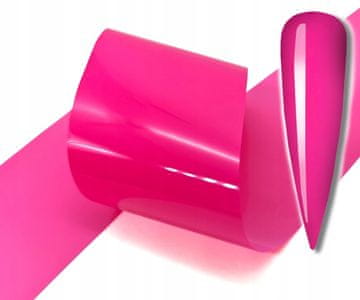 shumee FOLIJA ZA PRENOS NOHTOV 10 cm x 4 cm ROZA